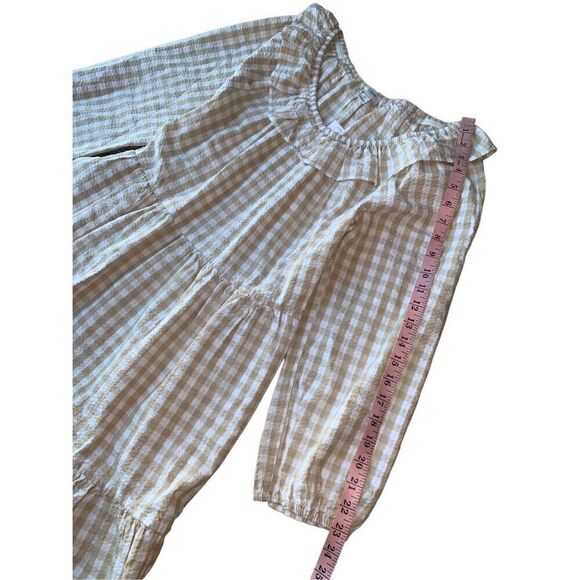 J. Crew Seersucker ruffleneck Gingham mini dress - Picture 11 of 11